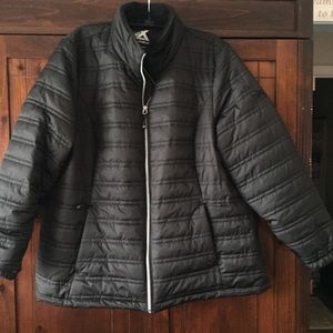 BLACK  ZeroXposur Karina Puffer Jacket 1X   BLACK